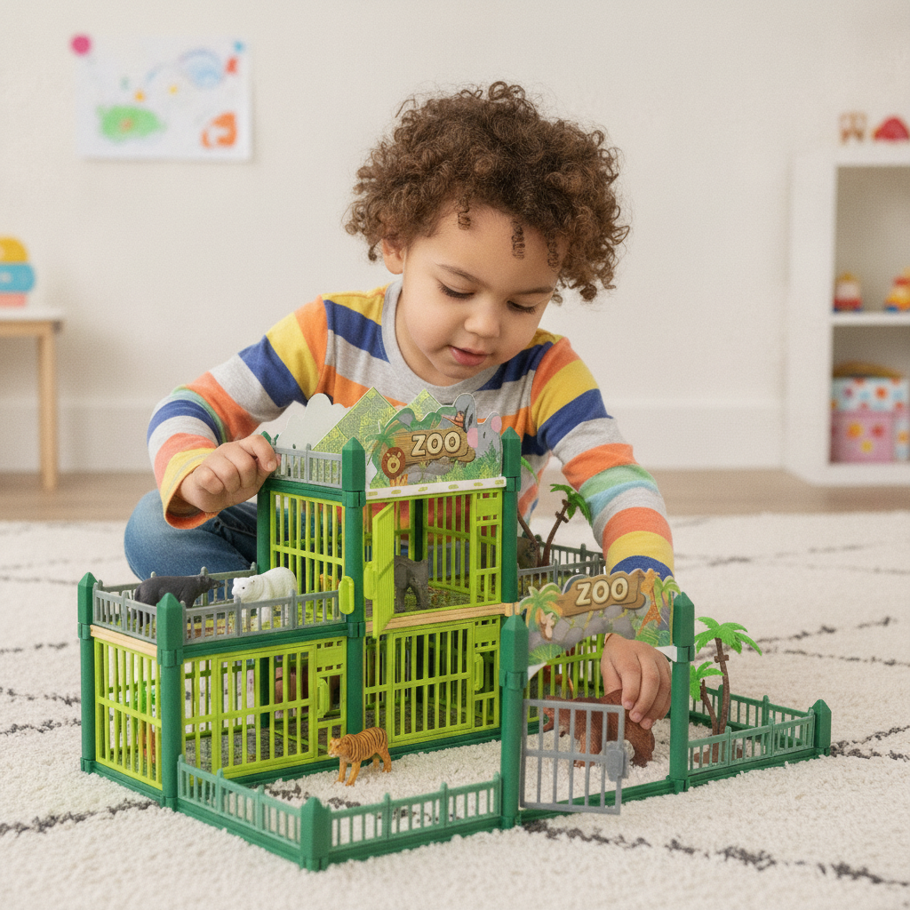 Zoki™ Modular Build-Your-Own Zoo Playset