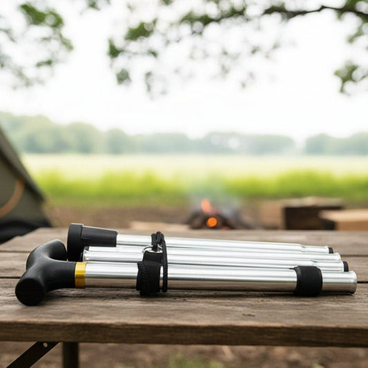 Falcon Hiking Pole | Lightweight Aluminum, Telescopic, Foldable Trekking Stick - Hartwella