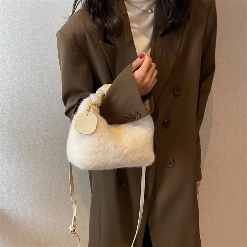 Faux Fur Chic Bag | Multifunctional, Skin - Friendly - Hartwella