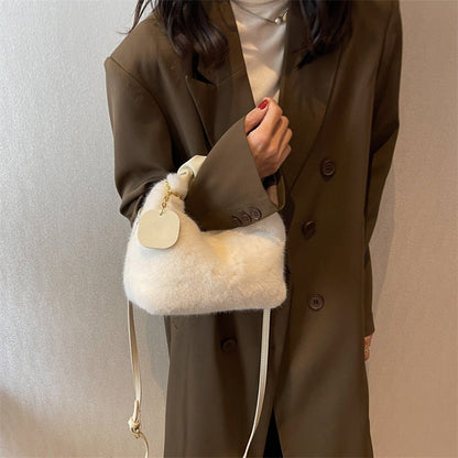 Faux Fur Chic Bag | Multifunctional, Skin - Friendly - Hartwella