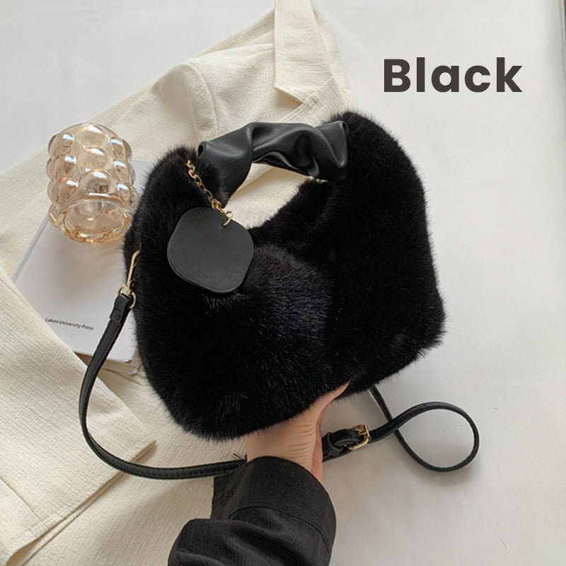 Faux Fur Chic Bag | Multifunctional, Skin-Friendly - Hartwella