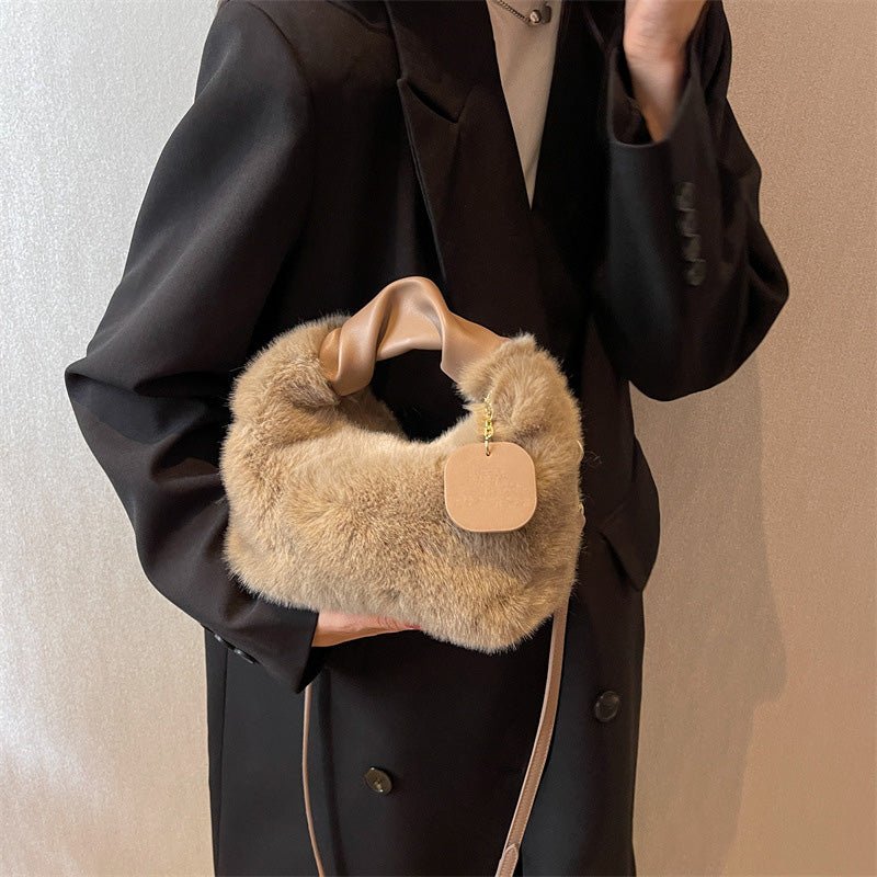 Faux Fur Chic Bag | Multifunctional, Skin - Friendly - Hartwella