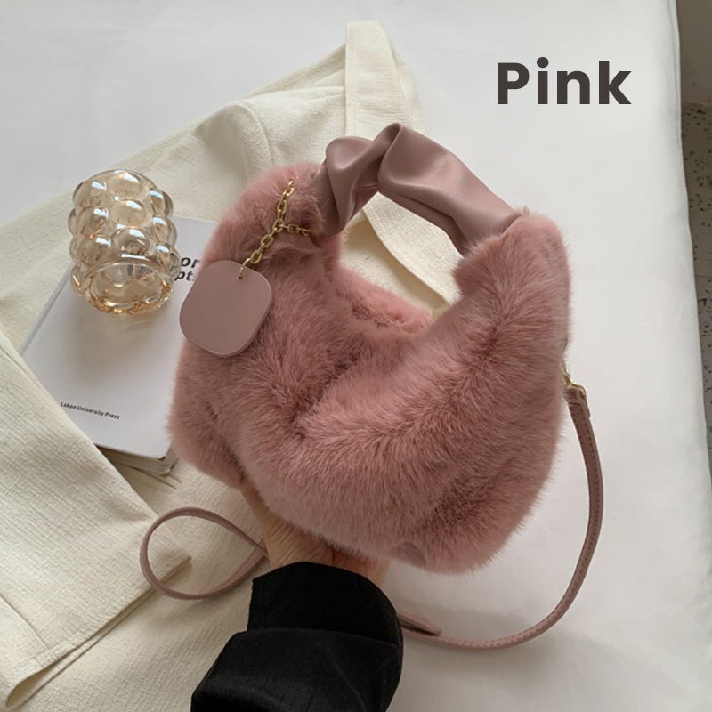 Faux Fur Chic Bag | Multifunctional, Skin - Friendly - Hartwella