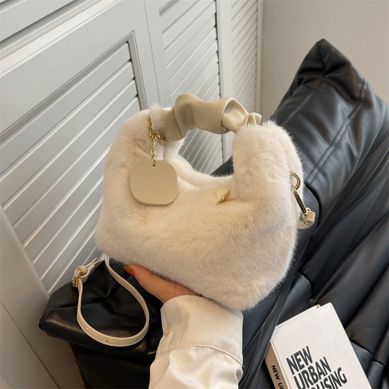 Faux Fur Chic Bag | Multifunctional, Skin - Friendly - Hartwella