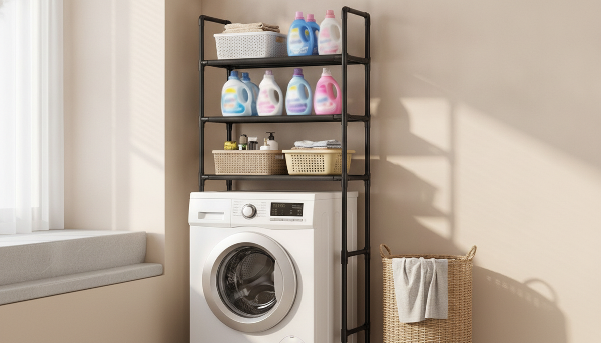 Stakko™ No-Drill Bathroom & Laundry Organizer Shelf