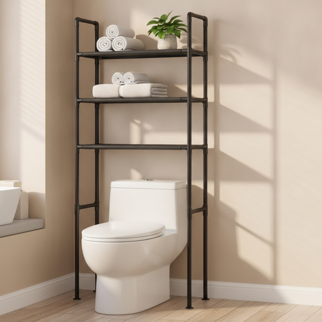 Stakko™ No-Drill Bathroom & Laundry Organizer Shelf