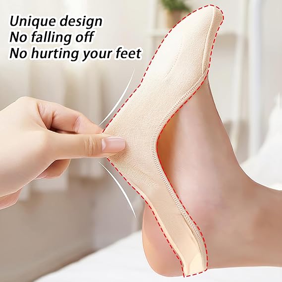 Felicity Cushioned Socks | Breathable Ice Silk, Perfect Fit - Hartwella