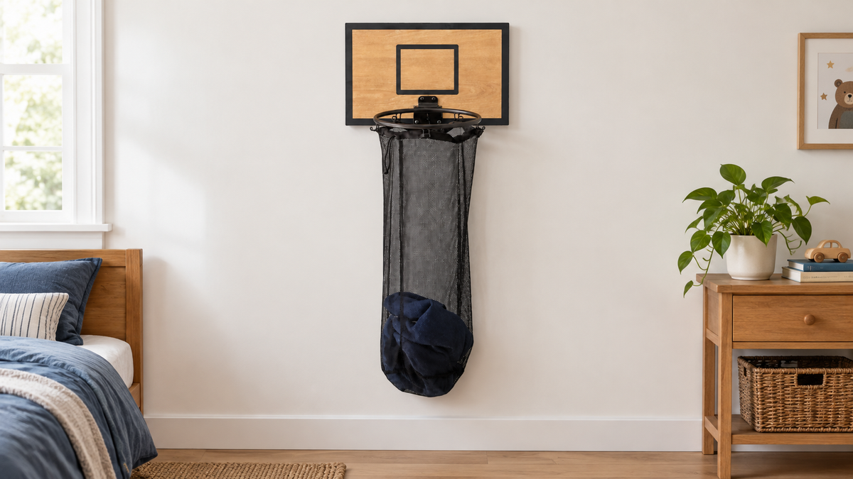 Hooply™ Basketball Laundry Hamper