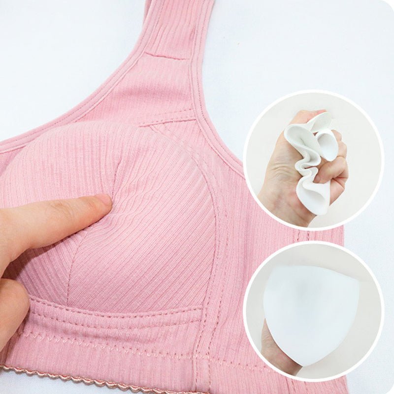 Fina Front Snap Bra | Plus Size, Comfortable Polyester Spandex - Hartwella