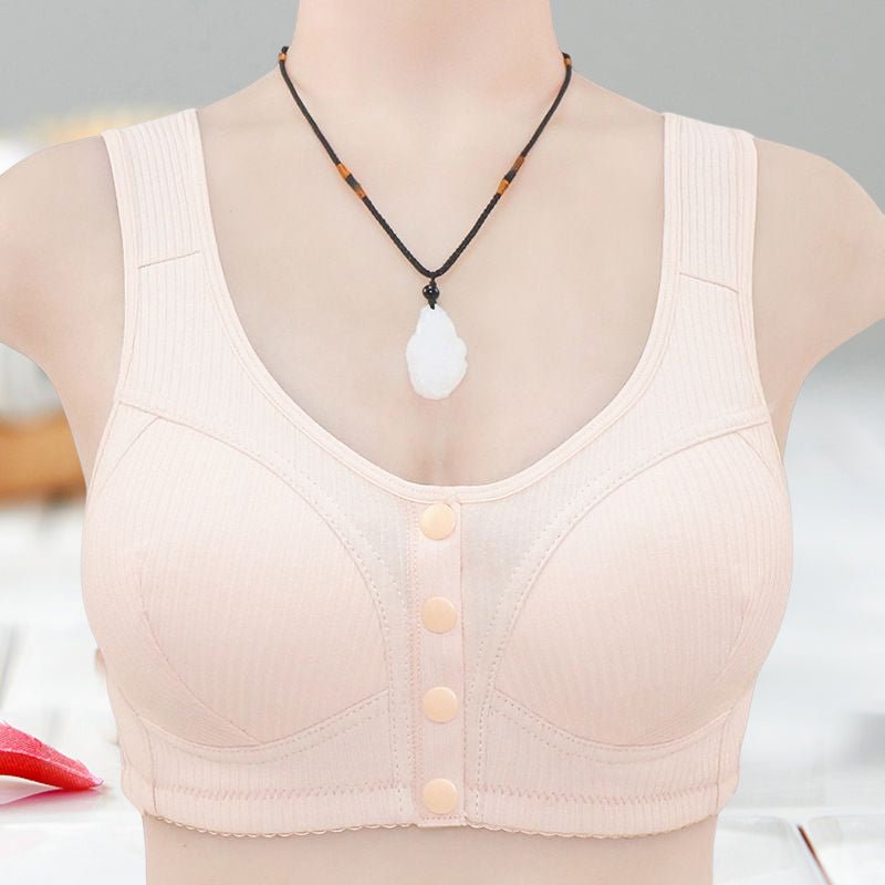 Fina Front Snap Bra | Plus Size, Comfortable Polyester Spandex - Hartwella
