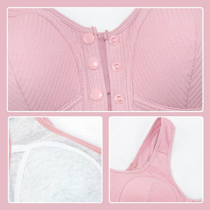 Fina Front Snap Bra | Plus Size, Comfortable Polyester Spandex - Hartwella