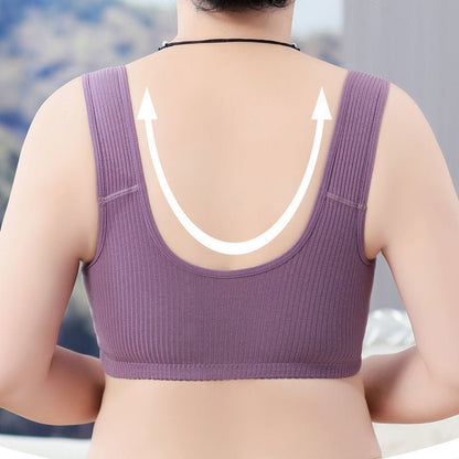 Fina Front Snap Bra | Plus Size, Comfortable Polyester Spandex - Hartwella
