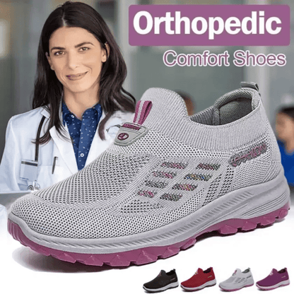 Fina Orthopedic Shoes for Women | Breathable Mesh, Slip - On Design - Hartwella