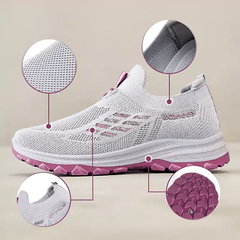 Fina Orthopedic Shoes for Women | Breathable Mesh, Slip - On Design - Hartwella