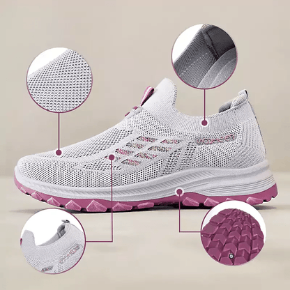 Fina Orthopedic Shoes for Women | Breathable Mesh, Slip - On Design - Hartwella