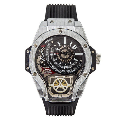 Fino Big Dial Men's Watch | Oversized, Durable Stainless Steel - Hartwella
