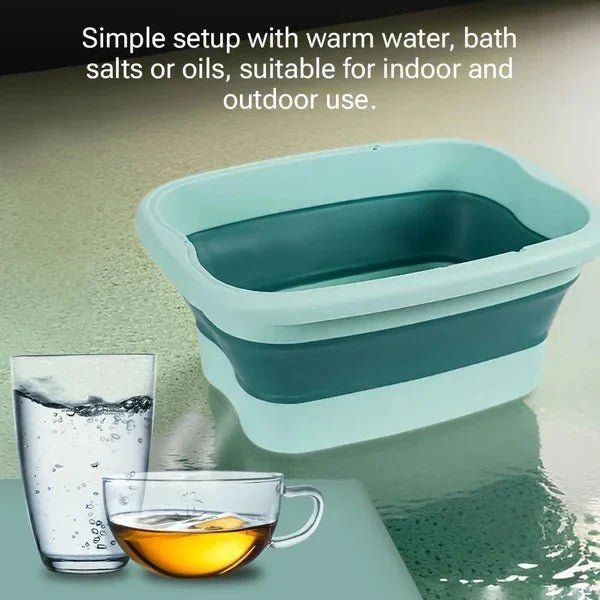 Fiora Foot Bath Massager | Heated, Foldable Design for Spa Relaxation - Hartwella
