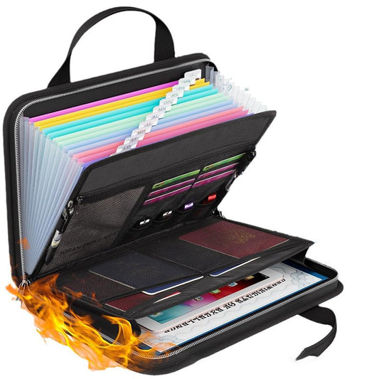 Fira Accordion File Folder | Fireproof, Water - Resistant - Hartwella