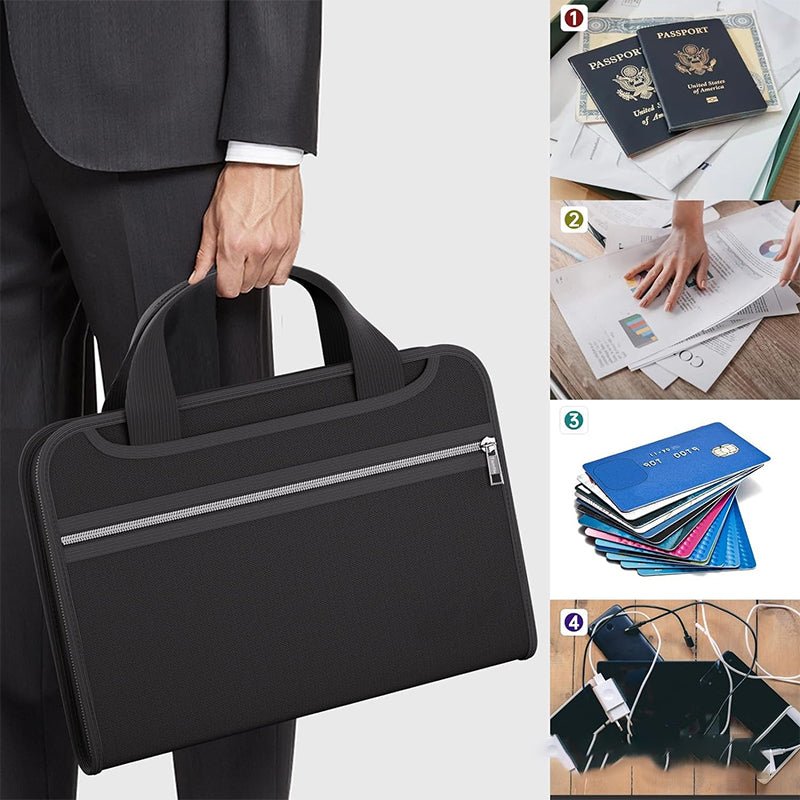 Fira Accordion File Folder | Fireproof, Water - Resistant - Hartwella