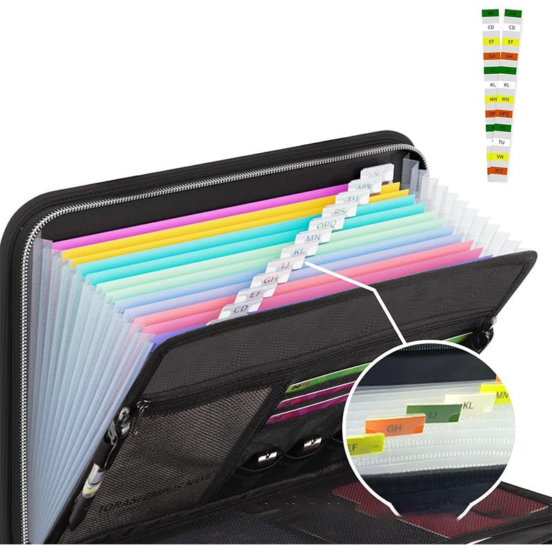 Fira Accordion File Folder | Fireproof, Water - Resistant - Hartwella