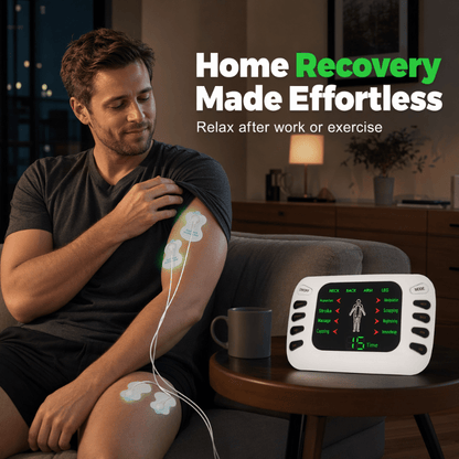 Flectra Electric Massager | Dual Output Pulse for Neck, Back, and Muscle Relaxation - Hartwella
