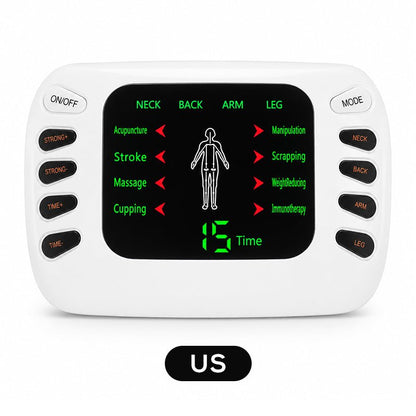 Flectra Electric Massager | Dual Output Pulse for Neck, Back, and Muscle Relaxation - Hartwella