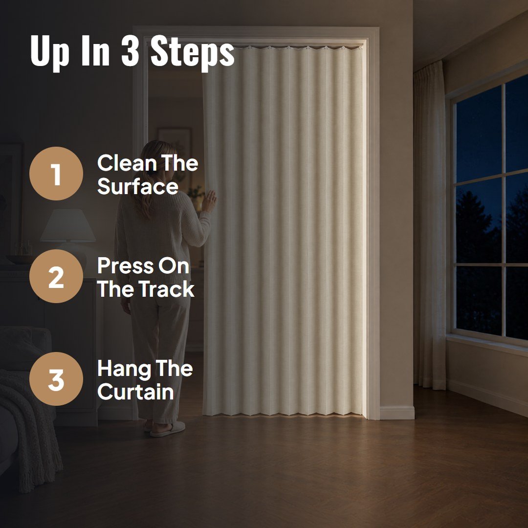 Fleora™ Folding Door Curtain - Hartwella