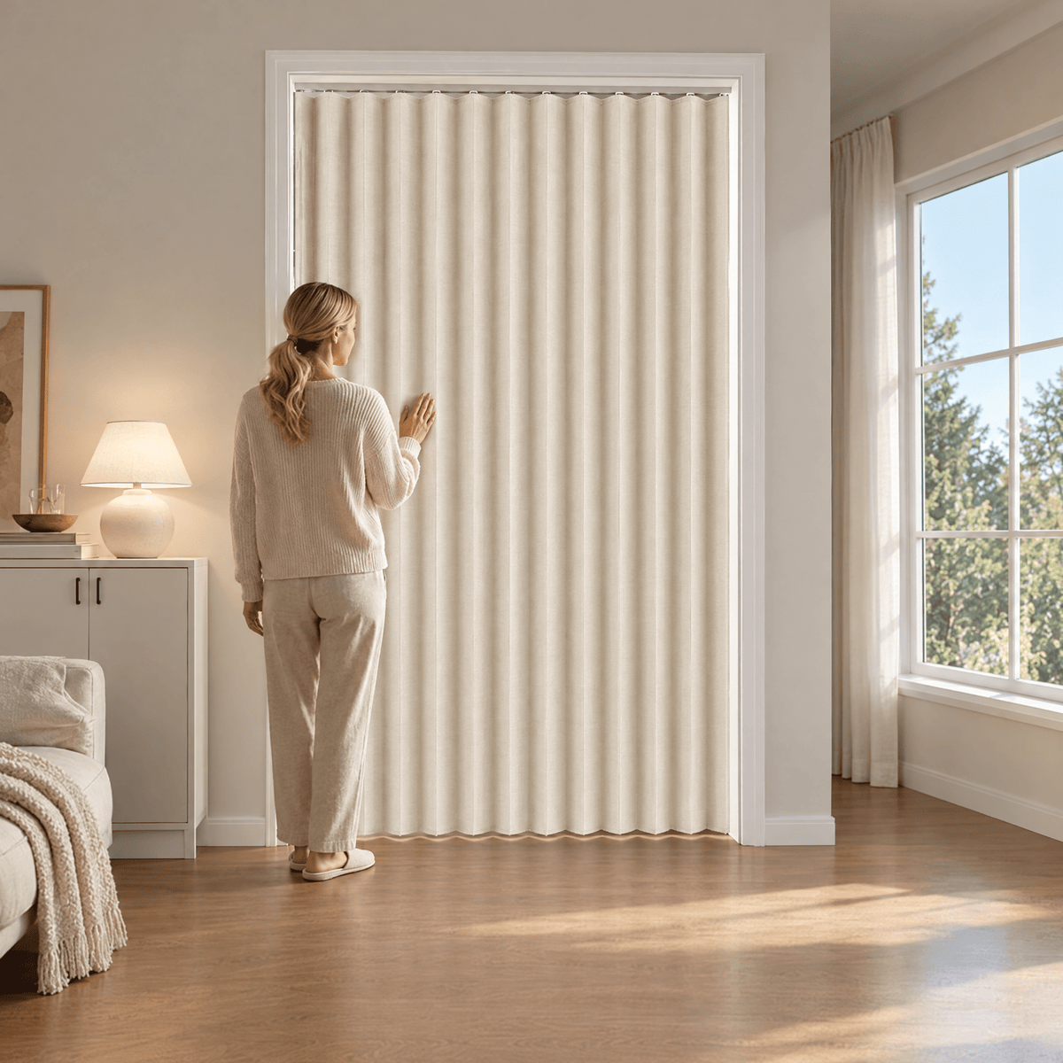 Fleora™ Folding Door Curtain