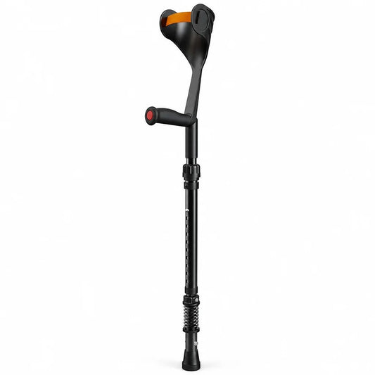 Flexi Folding Crutches | Shock Absorbing, Non-Slip, Adjustable Aluminum - Hartwella