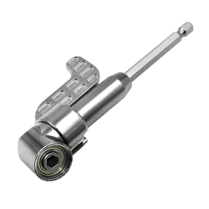 FlexiDrive Drill Adapter | 105 - Degree Angle, Premium Kirsite, Drill Socket Compatibility - Hartwella