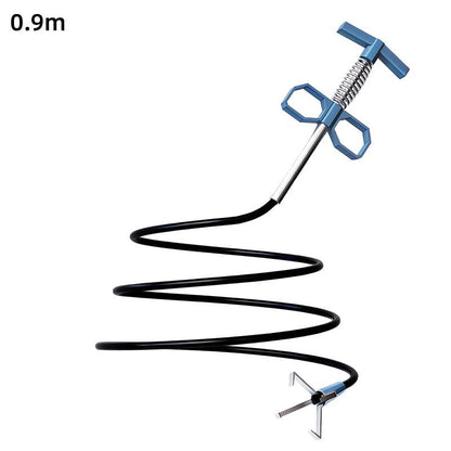 FlexiGrab Pipe Dredging Tool | Stainless Steel Claw, Ergonomic Handle - Hartwella