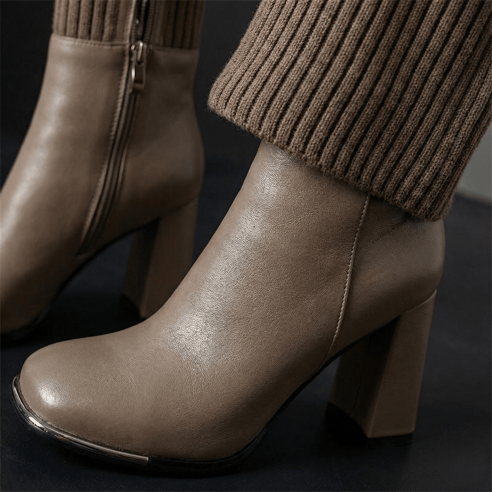 Flexta Boots | Comfortable Stretch Knit Design - Hartwella