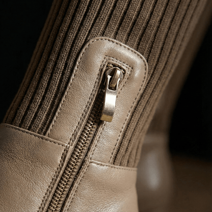 Flexta Boots | Comfortable Stretch Knit Design - Hartwella