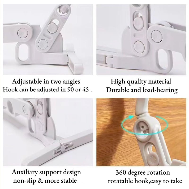 Foldee™ Foldable 5-in-1 Travel Hangers - Hartwella