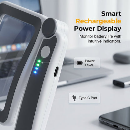 Folio Magnifier | LED Illumination, Ergonomic Design - Hartwella
