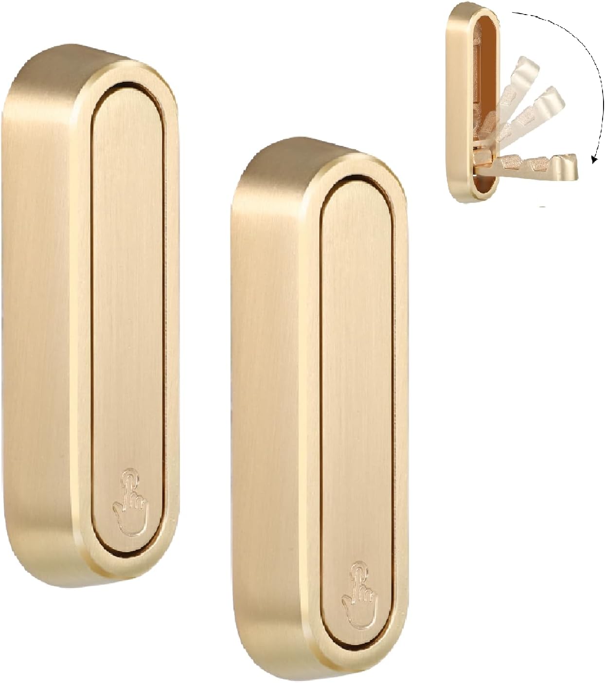 Folio Wall Hooks | Heavy - Duty Zinc Alloy, Foldable Design - Hartwella