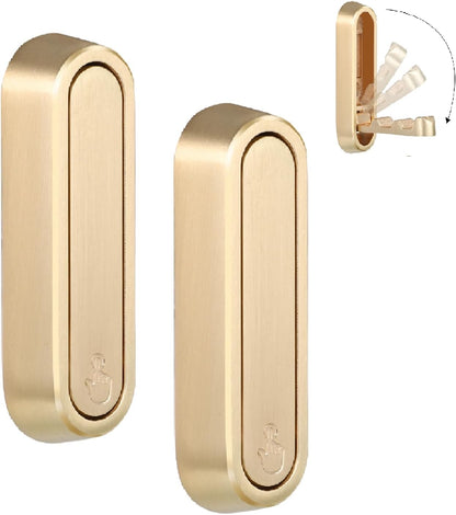 Folio Wall Hooks | Heavy - Duty Zinc Alloy, Foldable Design - Hartwella