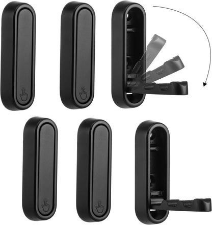 Folio Wall Hooks | Heavy - Duty Zinc Alloy, Foldable Design - Hartwella