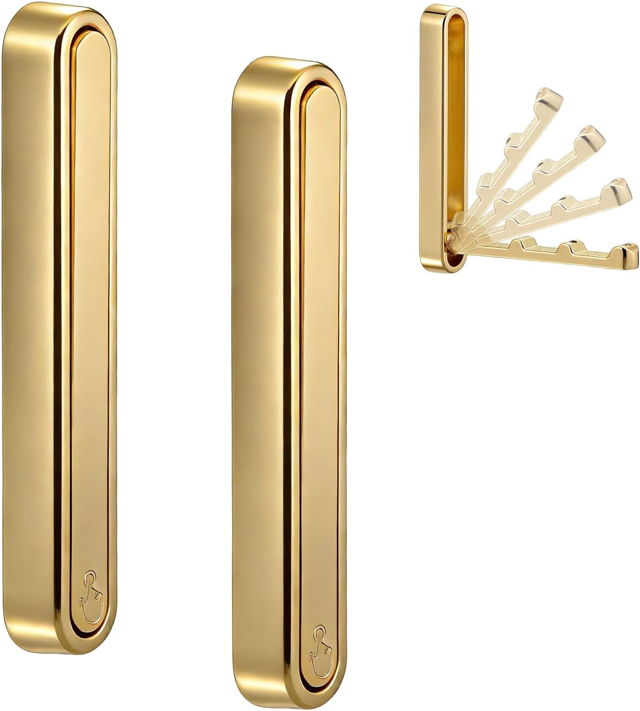 Folio Wall Hooks | Heavy - Duty Zinc Alloy, Foldable Design - Hartwella
