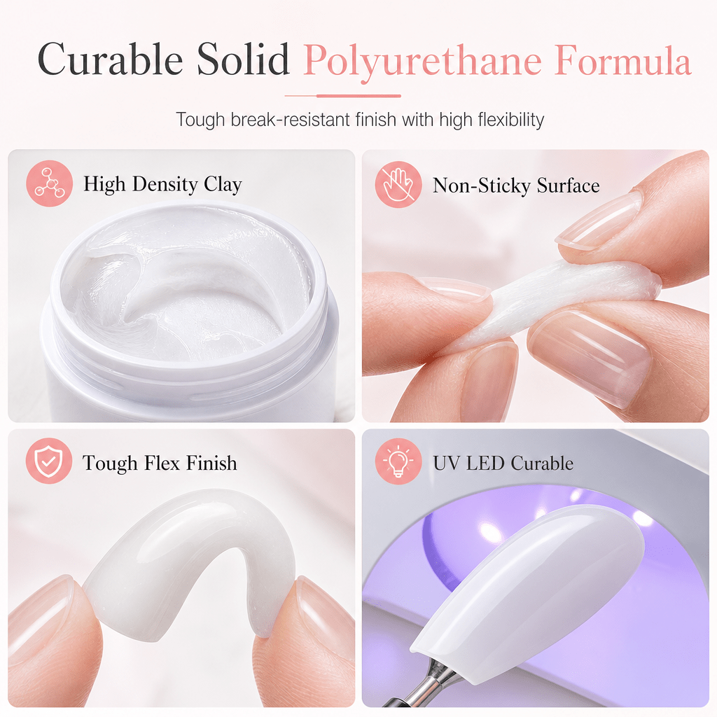 Formelle™ Solid Builder Nail Gel – 16 Colors