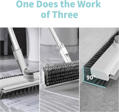 Fresco Floor Scrub Brush | 3 - in - 1 Heavy - Duty with Long Handle - Hartwella