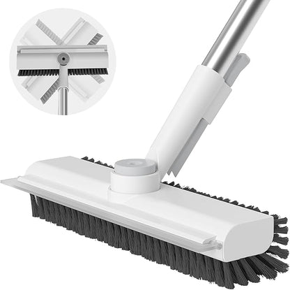 Fresco Floor Scrub Brush | 3 - in - 1 Heavy - Duty with Long Handle - Hartwella