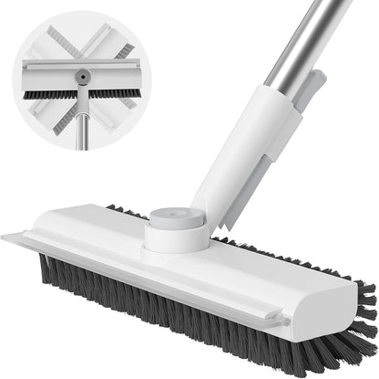 Fresco Floor Scrub Brush | 3 - in - 1 Heavy - Duty with Long Handle - Hartwella