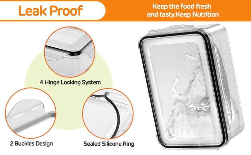 FreshBox Food Storage Container | Airtight, BPA-Free with Removable Colander - Hartwella