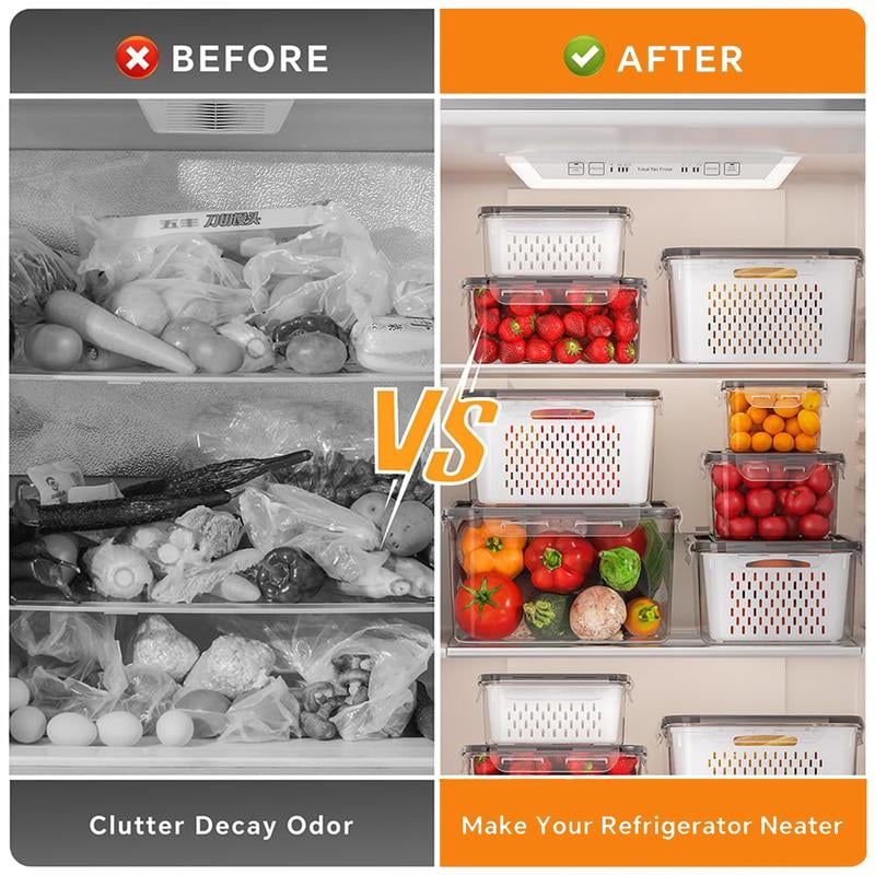 FreshBox Food Storage Container | Airtight, BPA-Free with Removable Colander - Hartwella