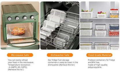 FreshBox Food Storage Container | Airtight, BPA-Free with Removable Colander - Hartwella