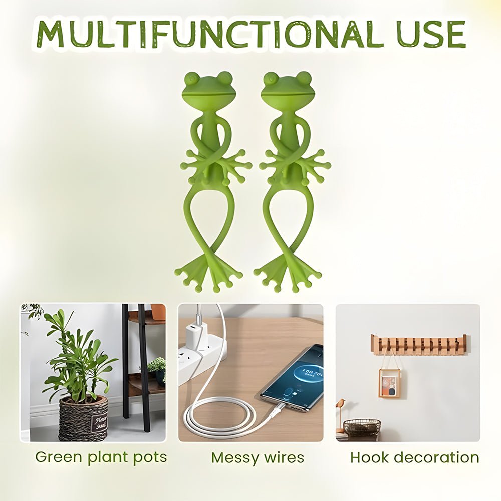 Frodo Plant Support Clips | Durable Plastic, Cute Frog Design - Hartwella