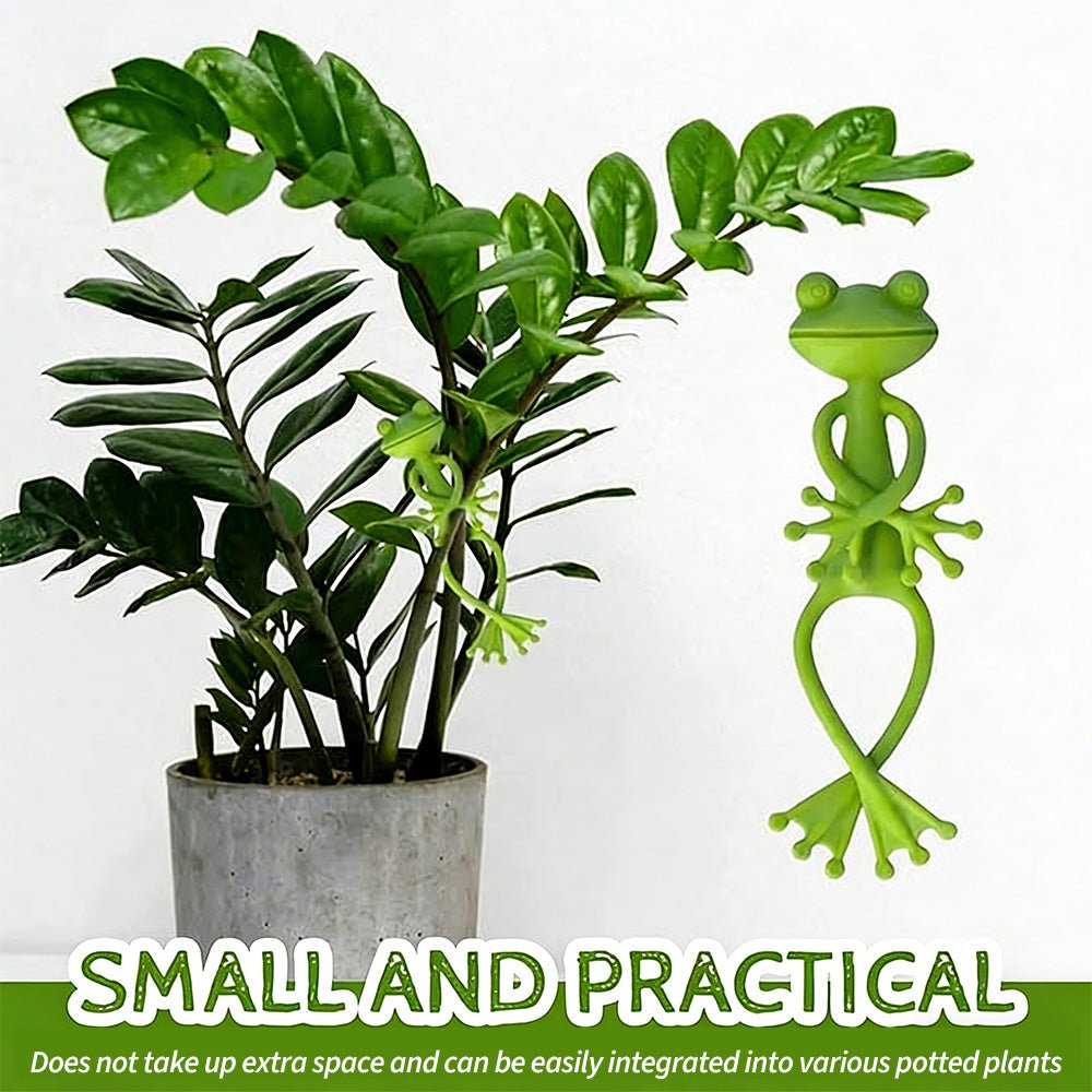 Frodo Plant Support Clips | Durable Plastic, Cute Frog Design - Hartwella