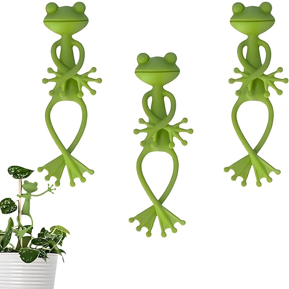 Frodo Plant Support Clips | Durable Plastic, Cute Frog Design - Hartwella