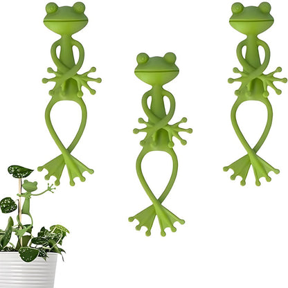 Frodo Plant Support Clips | Durable Plastic, Cute Frog Design - Hartwella